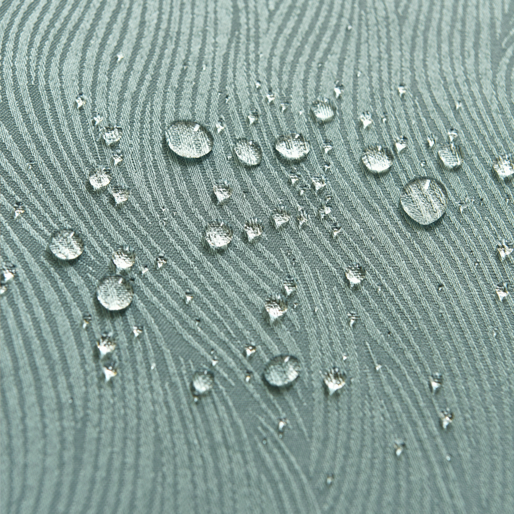 Water Ripple Pattern Jacquard Rectangle Tablecloth – Sage Green