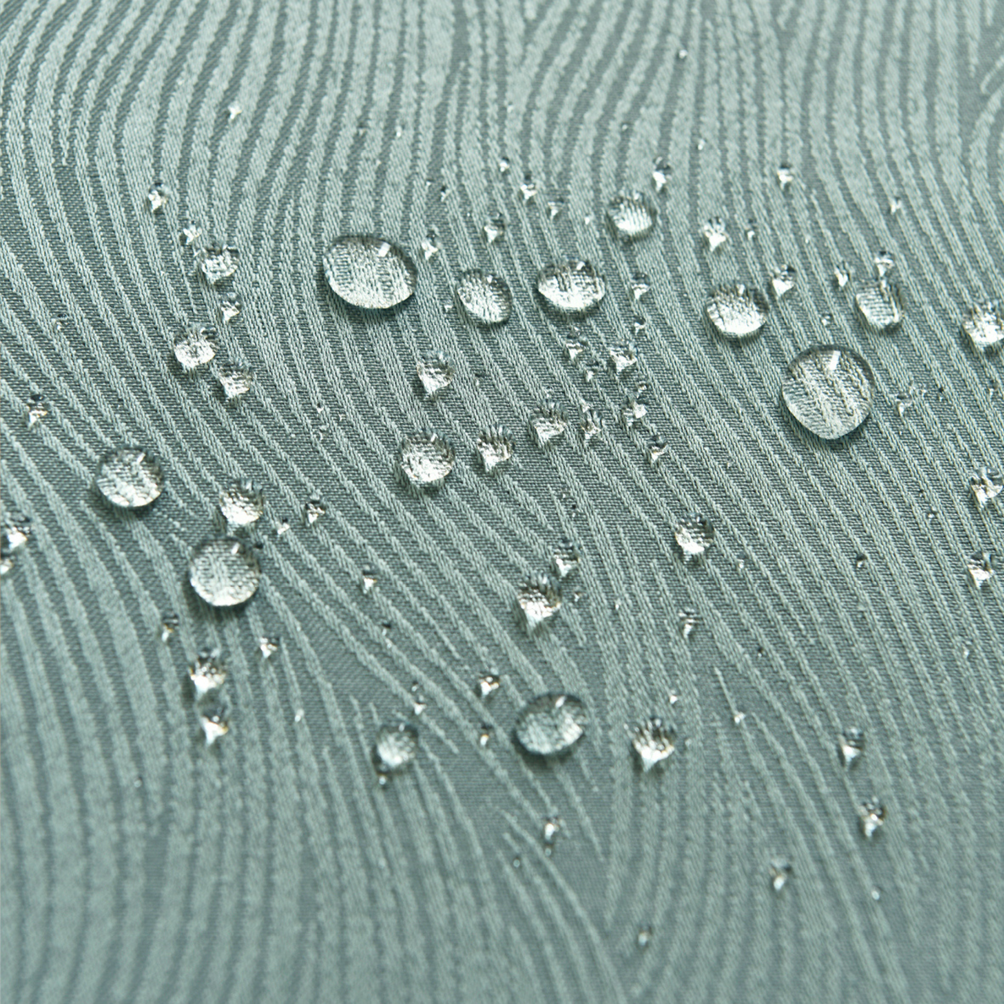 Water Ripple Pattern Jacquard Rectangle Tablecloth – Sage Green
