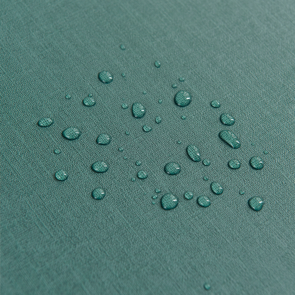 Dark Green Plain Waterproof PVC Tablecloth