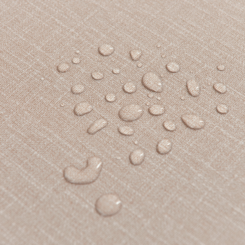 Khaki Plain Waterproof PVC Tablecloth